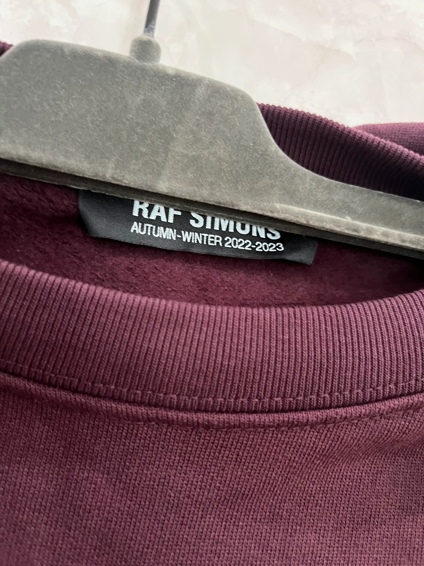 Raf Simons Knot Hood Regular Fit Hoodie