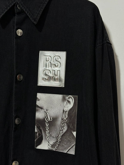 Raf Simons 19ss portrait shirt coat