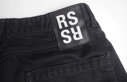 RAF SIMONS blueblack stitching double jeans - DMC