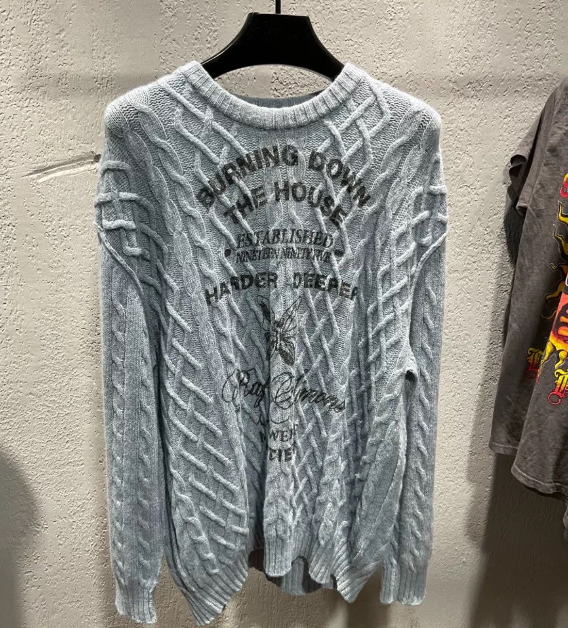 Raf simons butterfly sweater - DMC