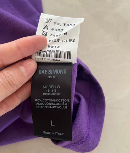 RAF SIMONS purple tshirt - DMC