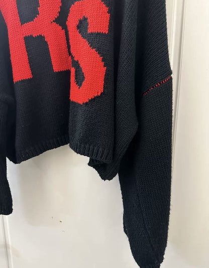 Raf Simons RS short width sweater - DMC