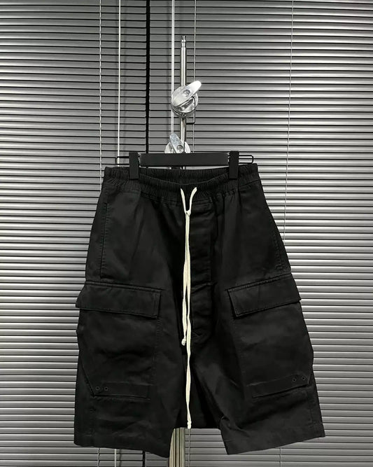 Rick owens mainline cannonball overalls shorts