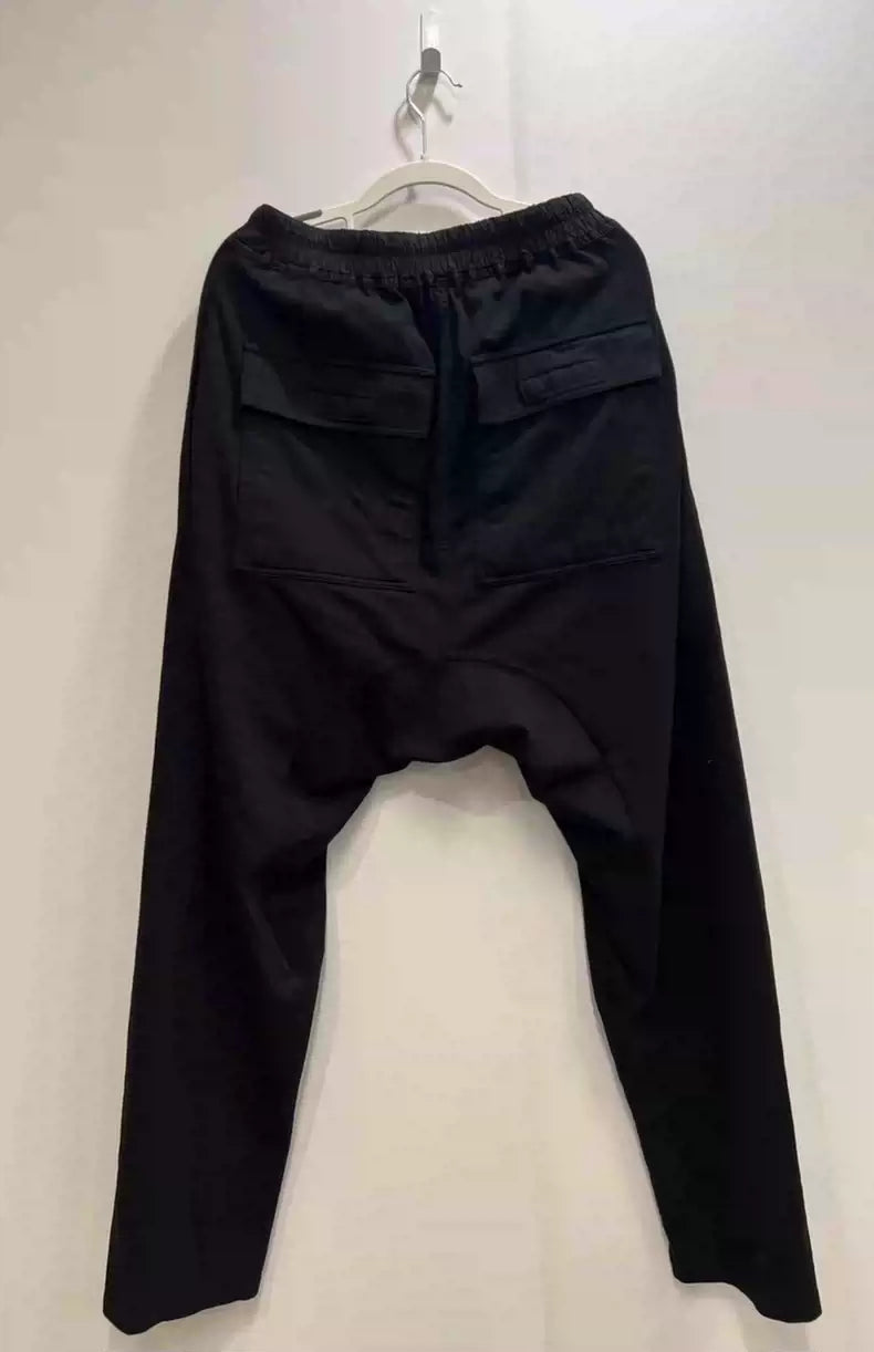 Rick Owens Drkshdw RO classic double-pocket black crotch pants