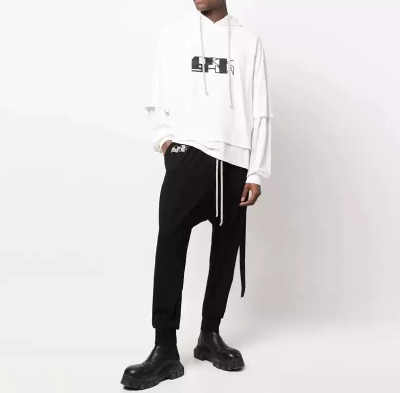 Rick Owens Drkshdw SS18 Prisoner Leg-binding sweatpants