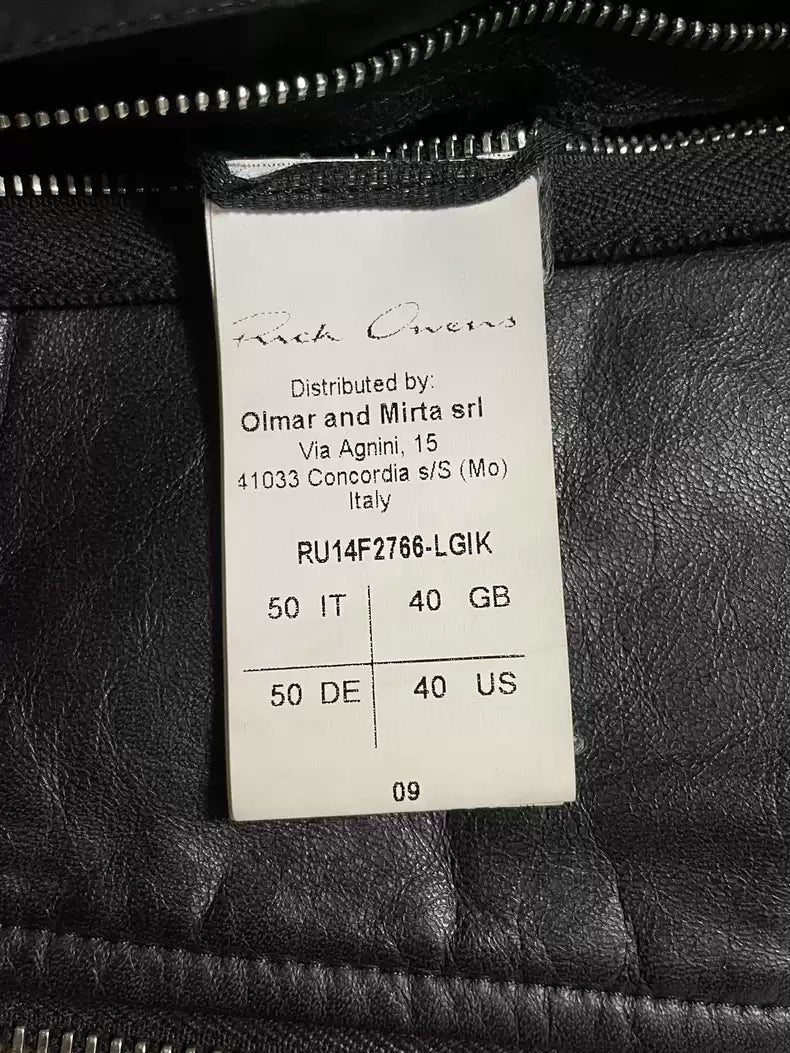 Rick Owens RO fur garment