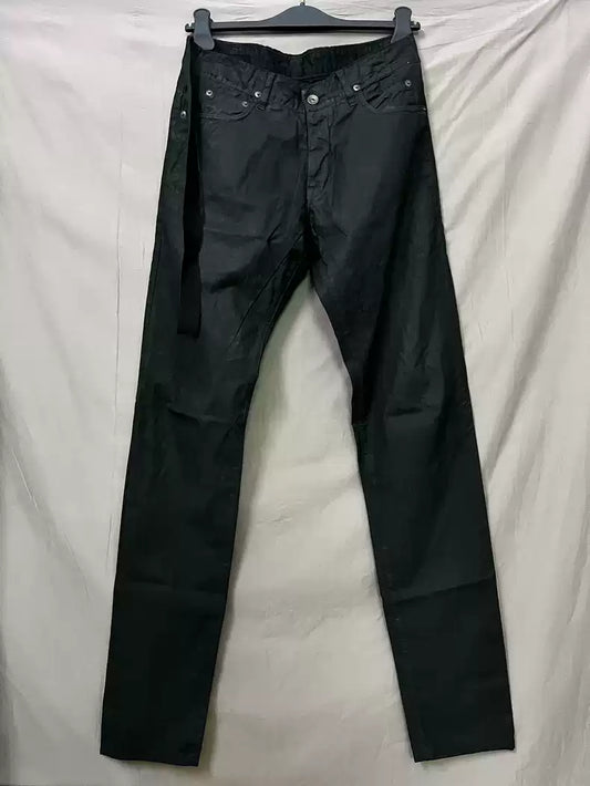 Rick Owens Wax coated trousers