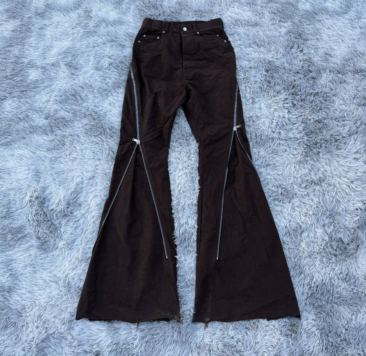 Rick owens main line suede banana trousers - DMC