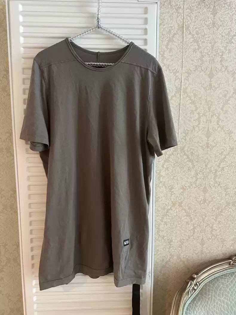 Rick Owens Drkshdw army green long Tee