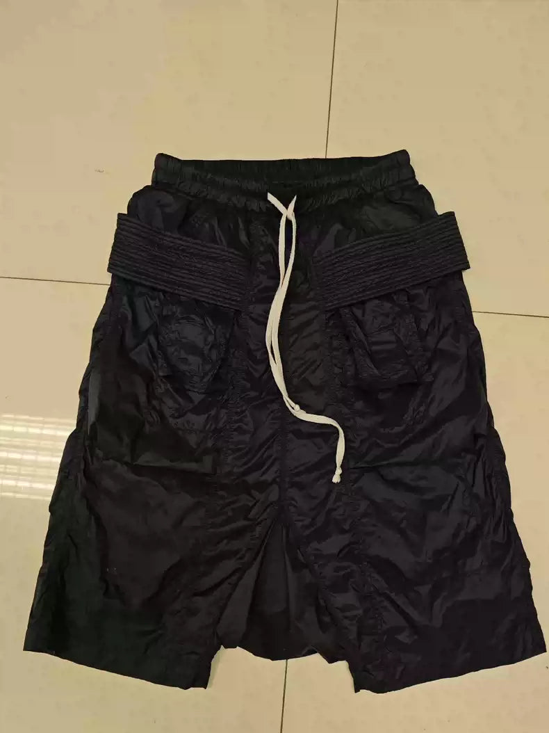 Rick Owens Nylon double-loop shorts