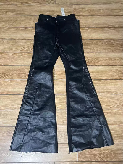 Rick Owens 23ss show stitching BOOTCUT(bolan) trousers