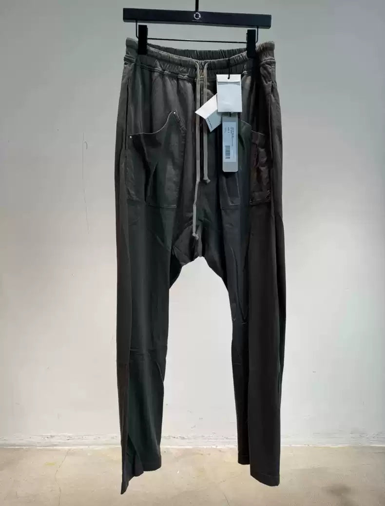 Rick Owens Drkshdw drawstring overalls trousers