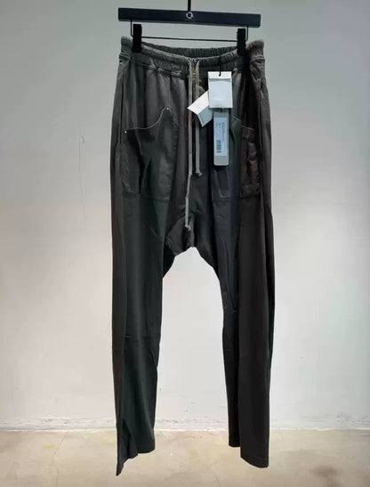 Rick Owens Drkshdw drawstring overalls trousers