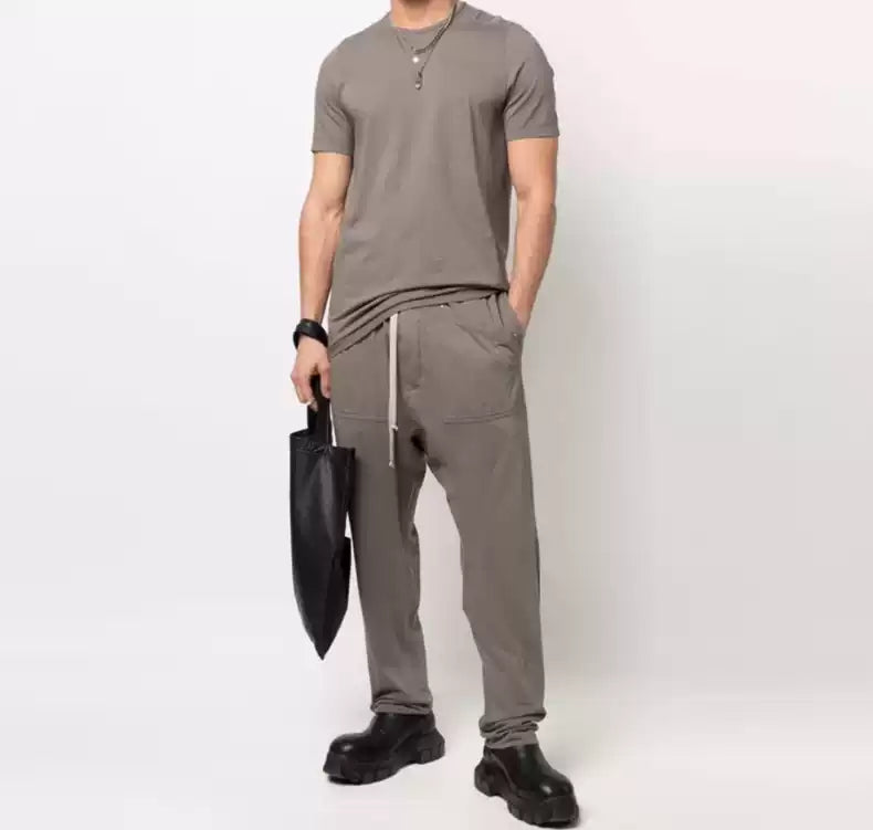 Rick Owens Drkshdw drawstring overalls trousers