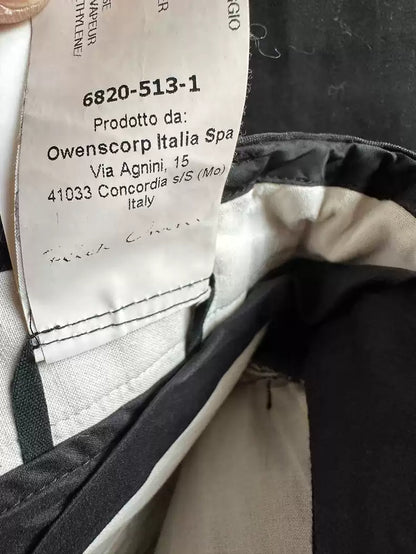 Rick Owensero mainline, made in Italy, men's cropped trousers.