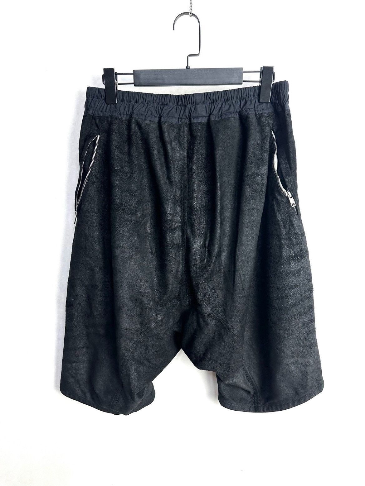 Rick Owens 14AW lamb skin shorts - DMC