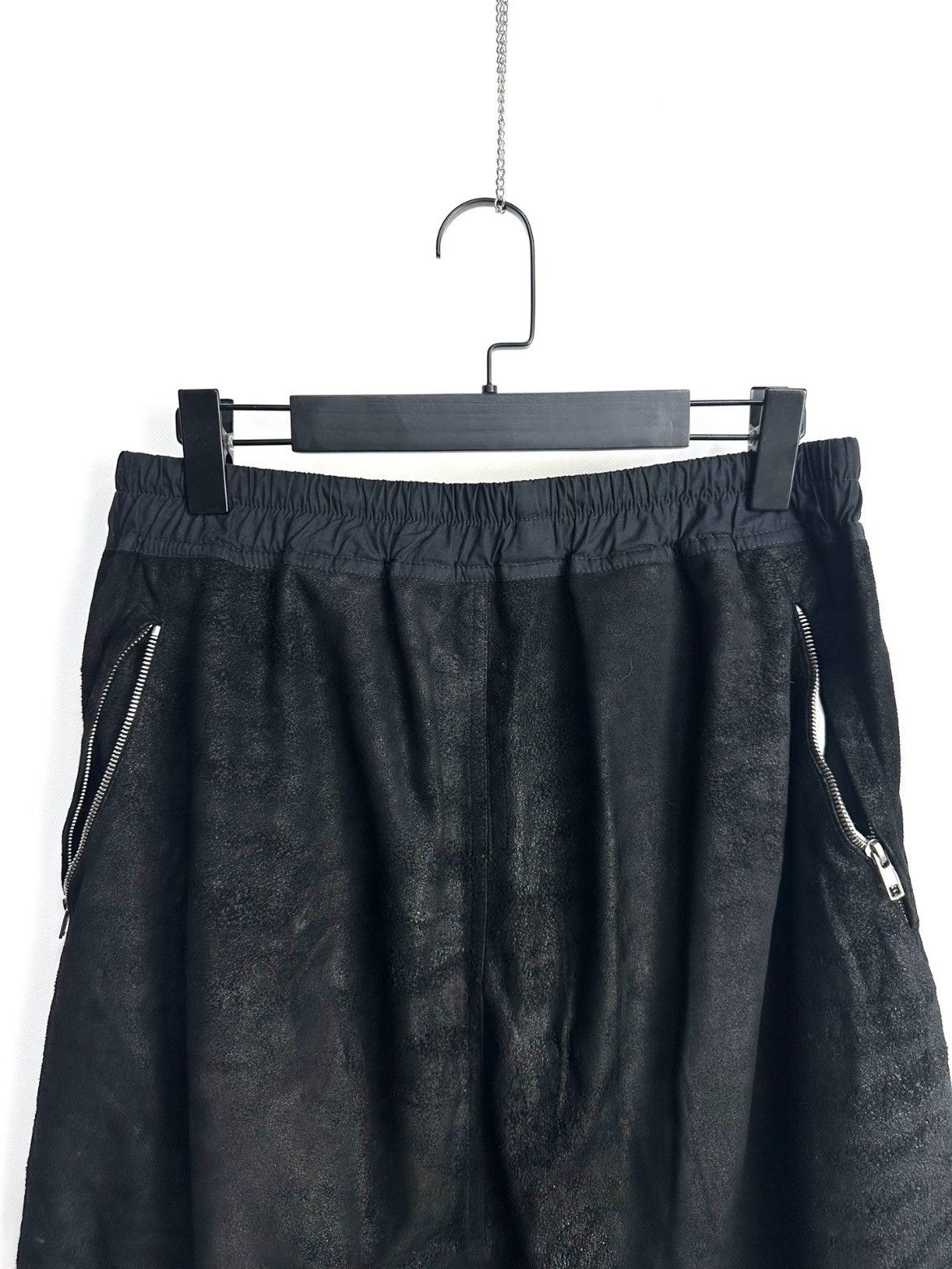 Rick Owens 14AW lamb skin shorts - DMC