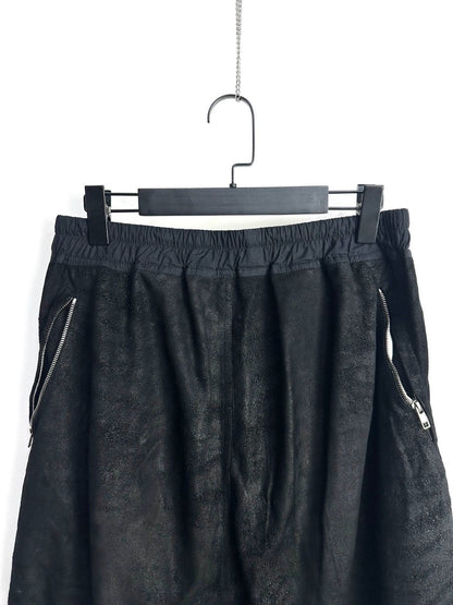 Rick Owens 14AW lamb skin shorts - DMC