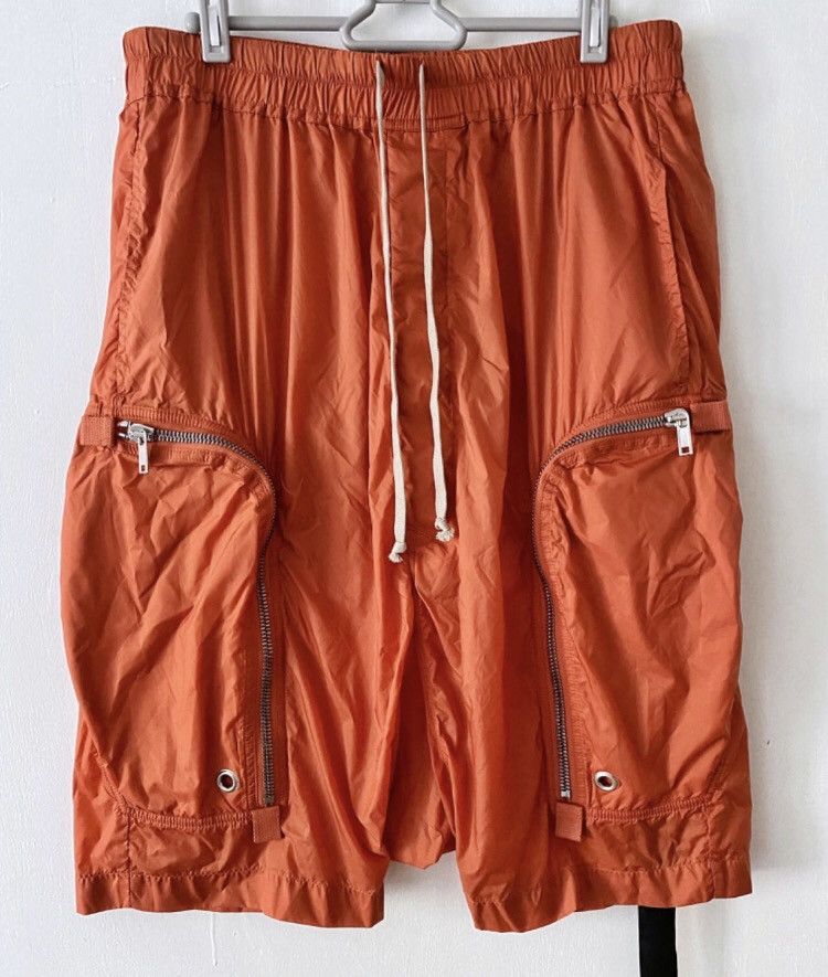 Rick owens orange zipper shorts - DMC