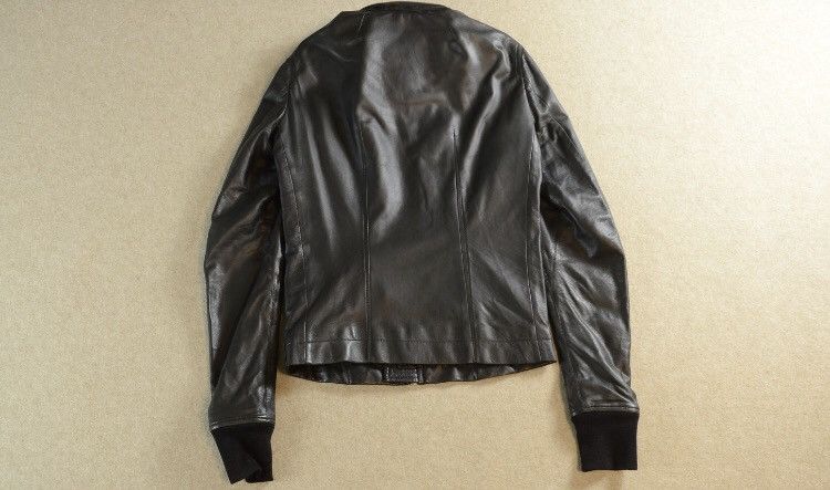 Rick Owens mainline zipper leather jacket - DMC