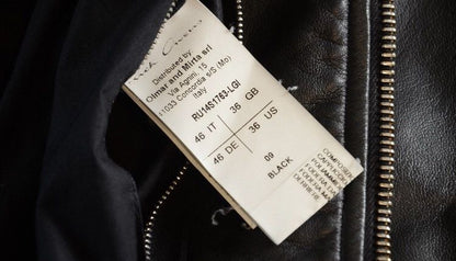 Rick Owens mainline zipper leather jacket - DMC