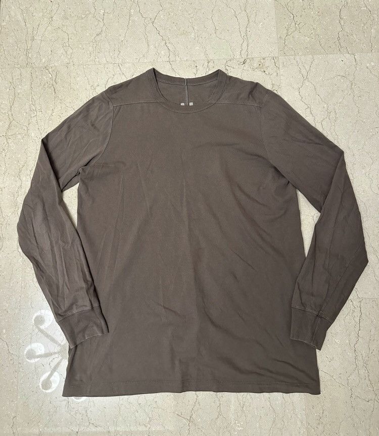 Rick owens mainline taupe long sleeve shirt - DMC