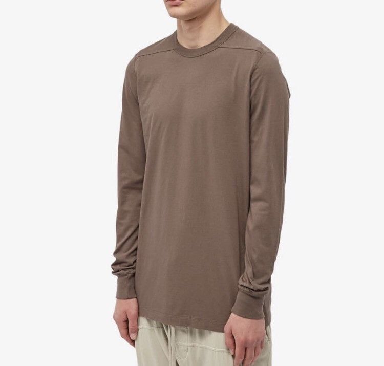 Rick owens mainline taupe long sleeve shirt - DMC