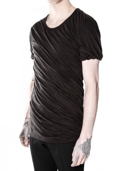 Rick Owens double spiral short sleeve T-shirt - - DMC