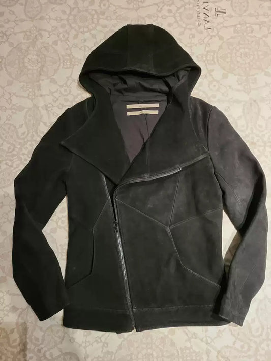 Rick Owens Black suede jacket