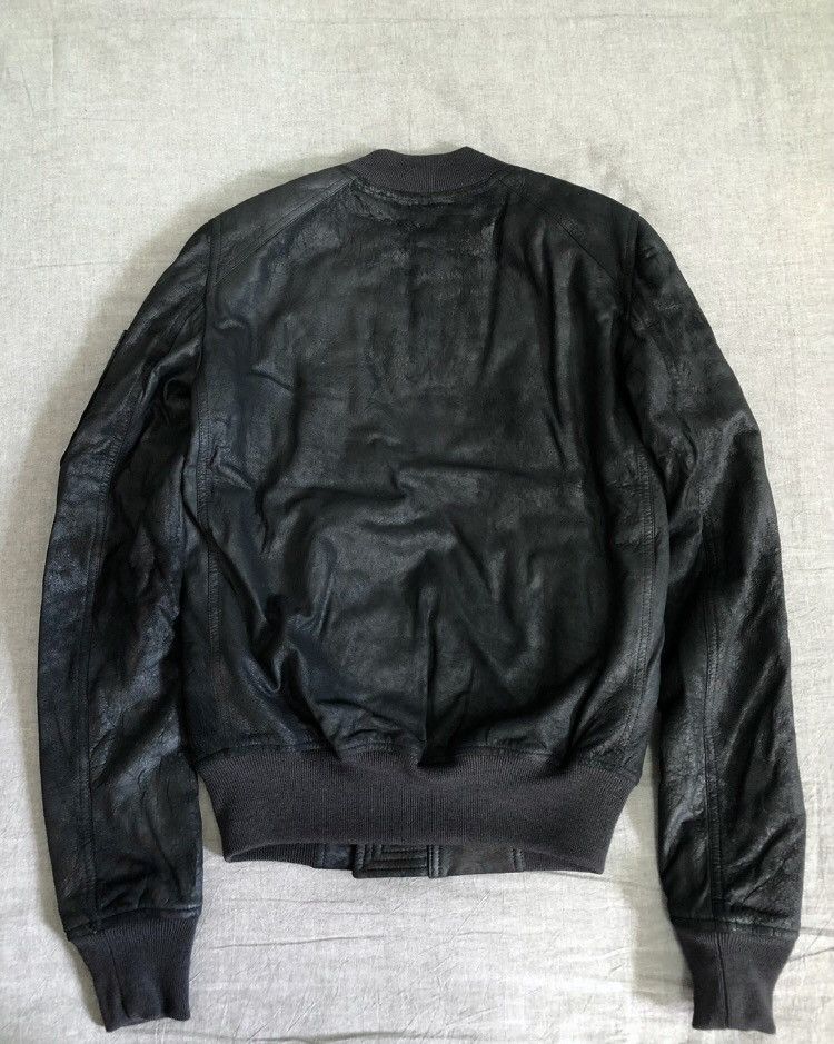 Rick owens bomber MA1 Flying Jacket Leather - - DMC