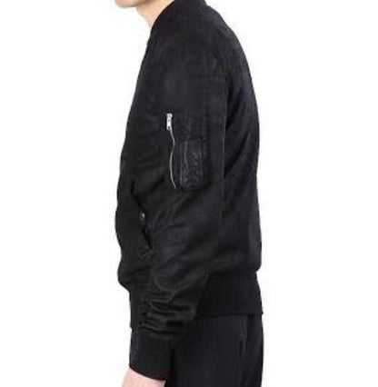 Rick owens bomber MA1 Flying Jacket Leather - - DMC