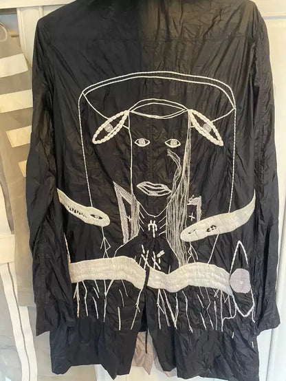 Rick Owens15SS grimace wizard hat trench coat