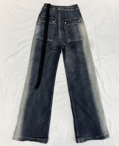 Rick owens geth belas washed blue pants - - DMC