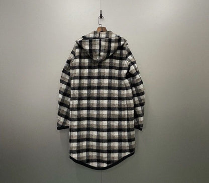 Rick Owens Checked Colour Matching Coat - DMC