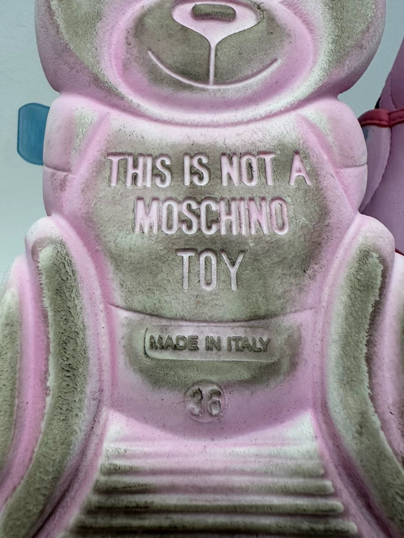 Pink and Black Sneakers with Velcro Straps