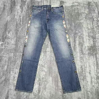 Kapital Gemstone Denim Pants Blue Size 32