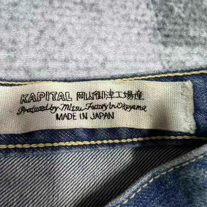 Kapital Gemstone Denim Pants Blue Size 32