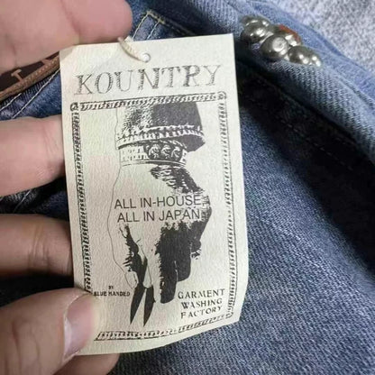 Kapital Gemstone Denim Pants Blue Size 32