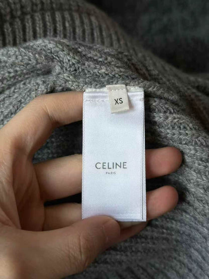 Grey Hooded Celine Sweater