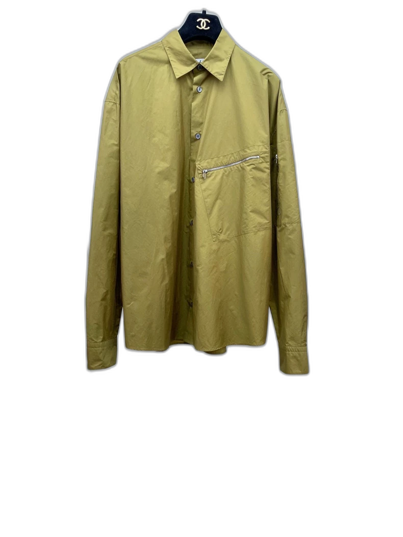 Hermes Yellow Long Sleeve Shirt