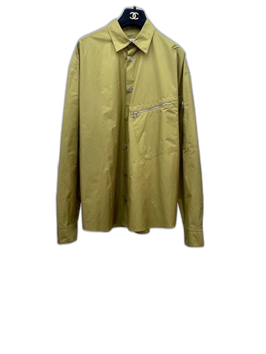 Hermes Yellow Long Sleeve Shirt