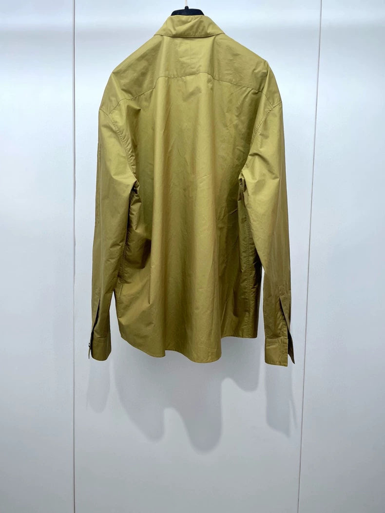 Hermes Yellow Long Sleeve Shirt