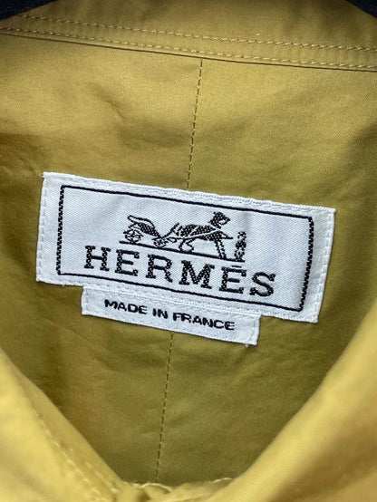 Hermes Yellow Long Sleeve Shirt