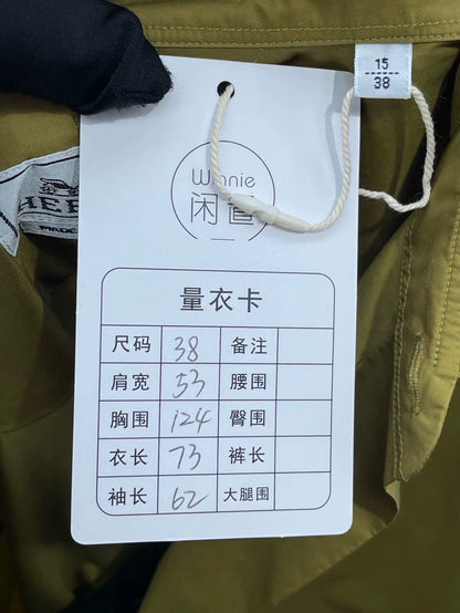 Hermes Yellow Long Sleeve Shirt