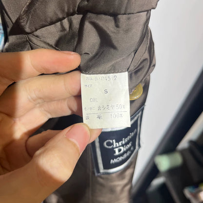 Signature Vintage Dior Double Breasted Coat