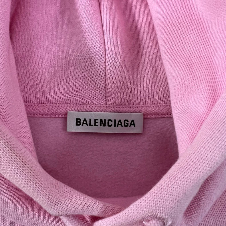 Balenciaga Logo Hooded Sweatshirt Size M