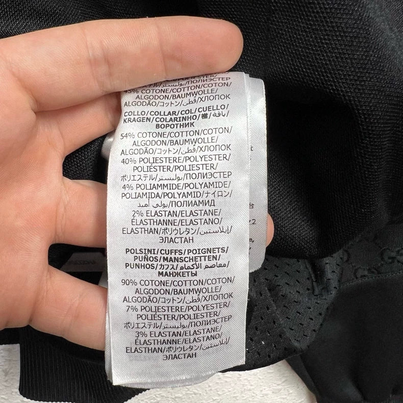 Gucci Black Monogram Half-Zip Jacket-yf