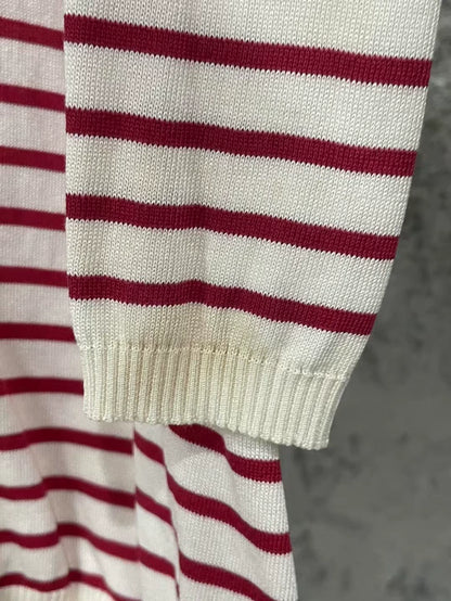 Dior Striped Knit Long Sleeve Shirt