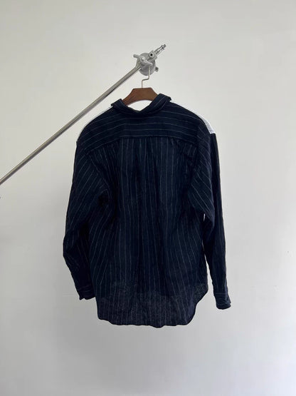 Comme Des Garçons Wool Patchwork Shirt