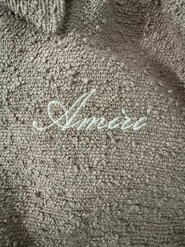 Rare Amiri Bone Baseball Jacket in Khaki